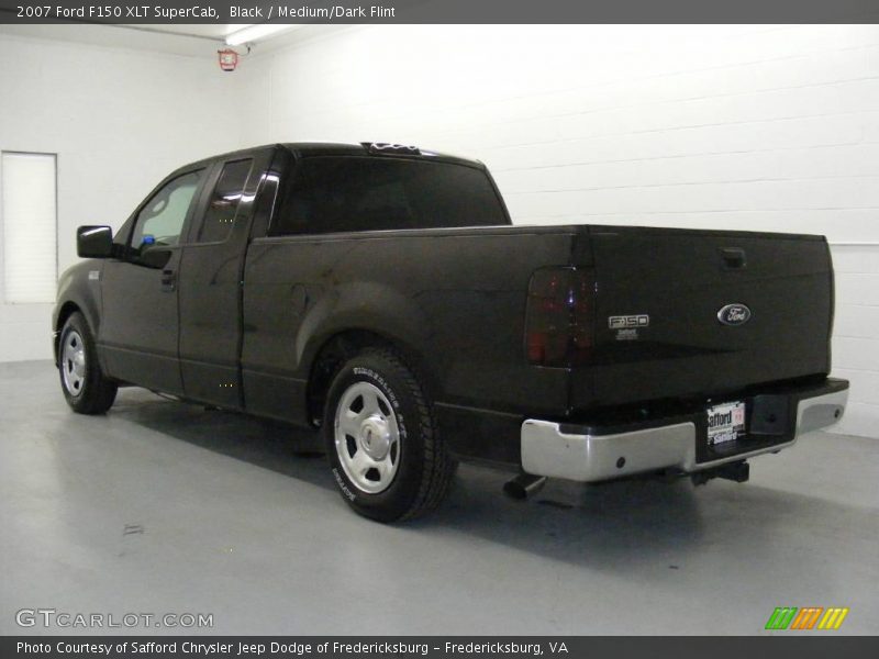 Black / Medium/Dark Flint 2007 Ford F150 XLT SuperCab