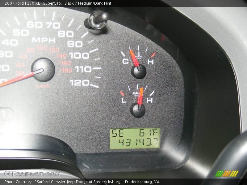 Black / Medium/Dark Flint 2007 Ford F150 XLT SuperCab