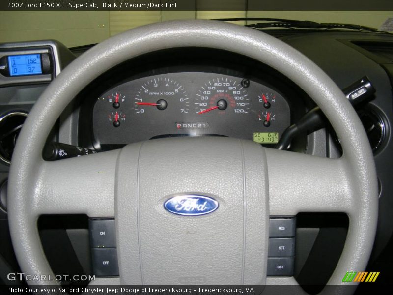 Black / Medium/Dark Flint 2007 Ford F150 XLT SuperCab