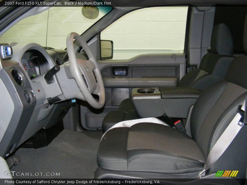 Black / Medium/Dark Flint 2007 Ford F150 XLT SuperCab