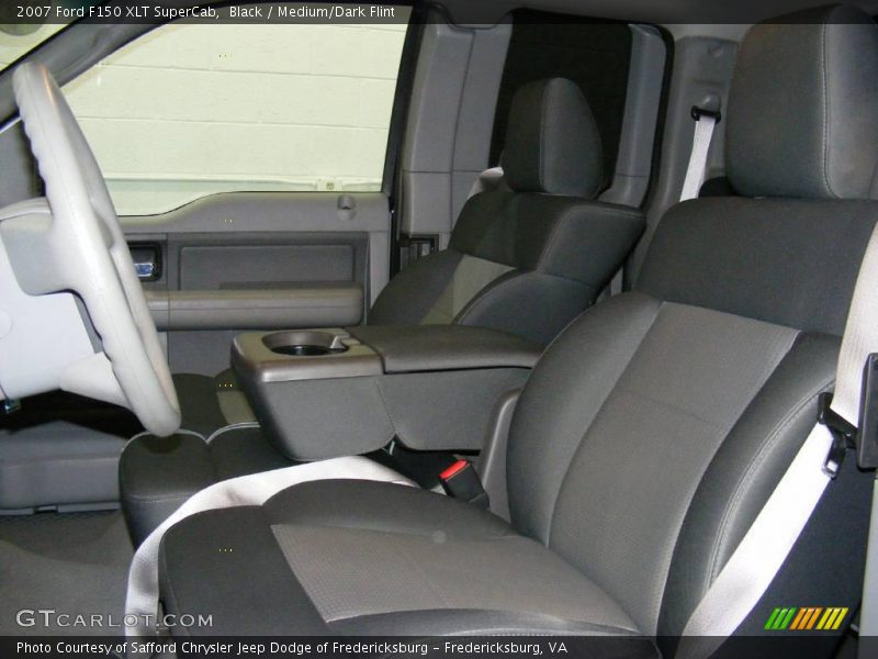 Black / Medium/Dark Flint 2007 Ford F150 XLT SuperCab