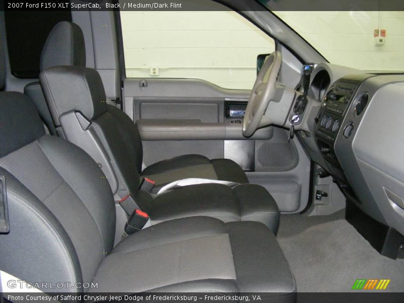 Black / Medium/Dark Flint 2007 Ford F150 XLT SuperCab