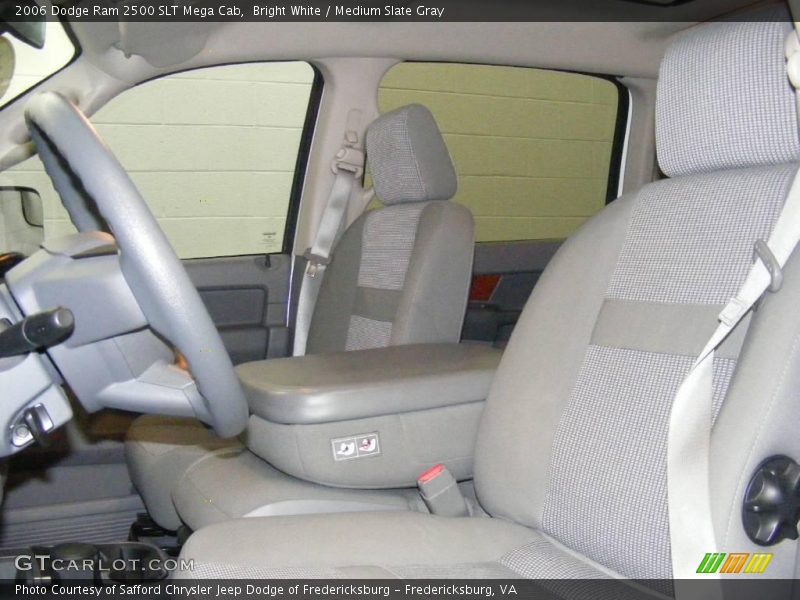 Bright White / Medium Slate Gray 2006 Dodge Ram 2500 SLT Mega Cab