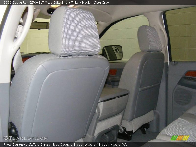 Bright White / Medium Slate Gray 2006 Dodge Ram 2500 SLT Mega Cab