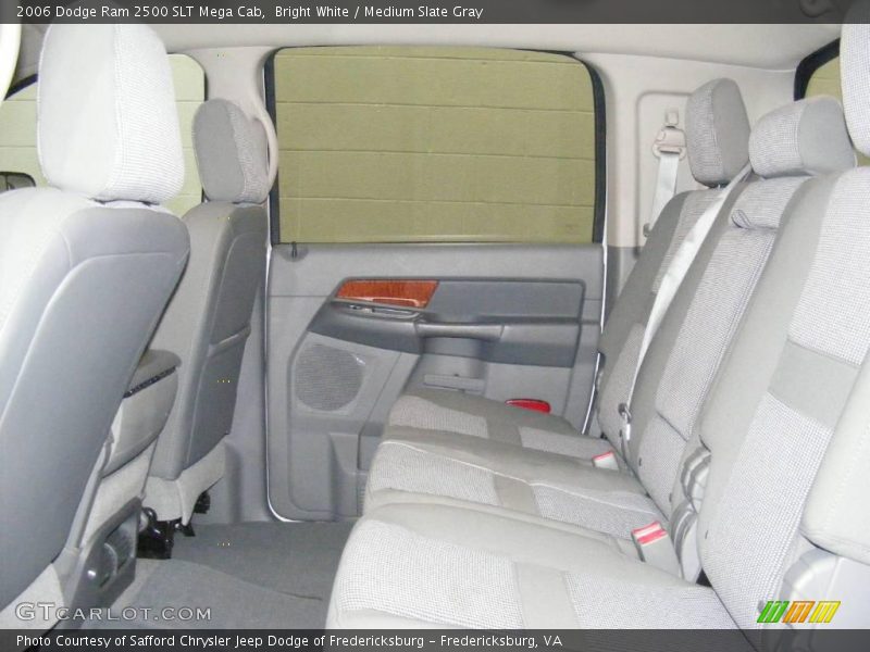 Bright White / Medium Slate Gray 2006 Dodge Ram 2500 SLT Mega Cab