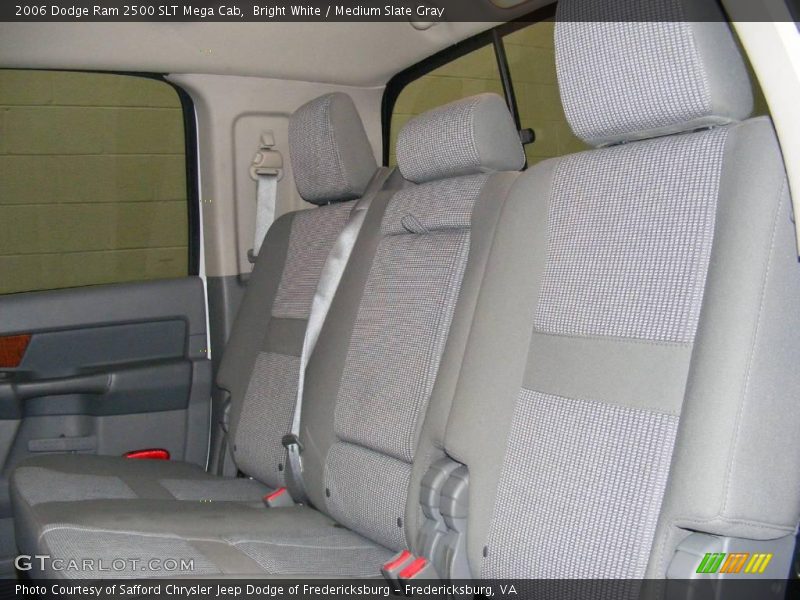 Bright White / Medium Slate Gray 2006 Dodge Ram 2500 SLT Mega Cab