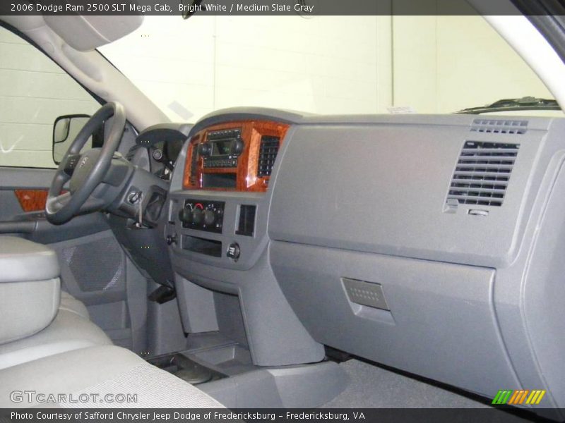Bright White / Medium Slate Gray 2006 Dodge Ram 2500 SLT Mega Cab