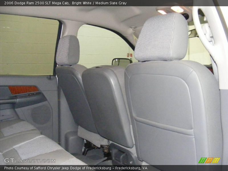 Bright White / Medium Slate Gray 2006 Dodge Ram 2500 SLT Mega Cab