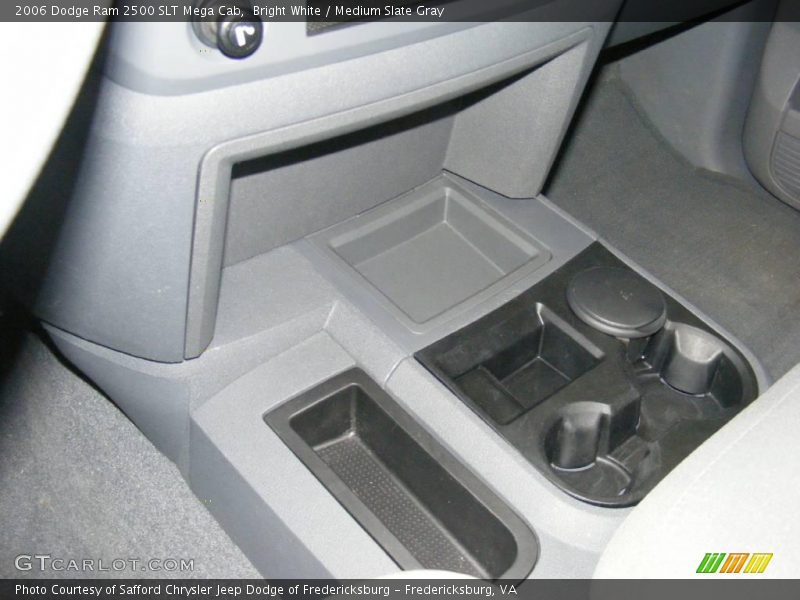 Bright White / Medium Slate Gray 2006 Dodge Ram 2500 SLT Mega Cab