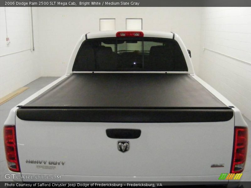 Bright White / Medium Slate Gray 2006 Dodge Ram 2500 SLT Mega Cab