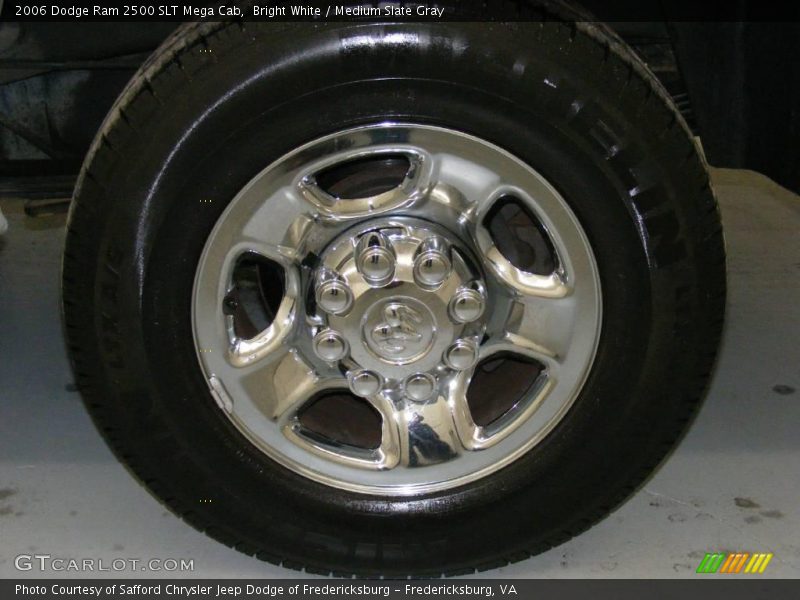 Bright White / Medium Slate Gray 2006 Dodge Ram 2500 SLT Mega Cab