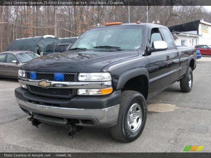 Onyx Black / Graphite 2001 Chevrolet Silverado 2500HD Extended Cab 4x4