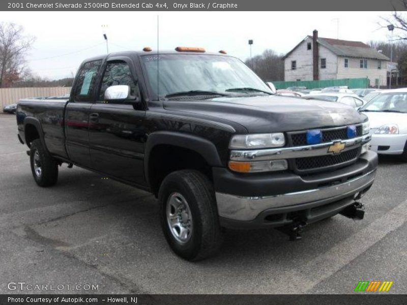 Onyx Black / Graphite 2001 Chevrolet Silverado 2500HD Extended Cab 4x4