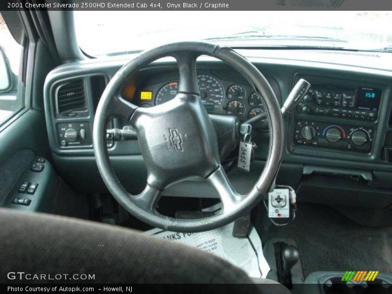 Onyx Black / Graphite 2001 Chevrolet Silverado 2500HD Extended Cab 4x4