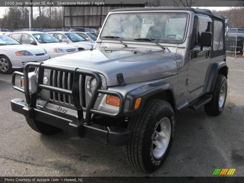 Silverstone Metallic / Agate 2000 Jeep Wrangler SE 4x4