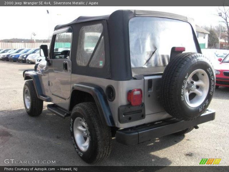 Silverstone Metallic / Agate 2000 Jeep Wrangler SE 4x4