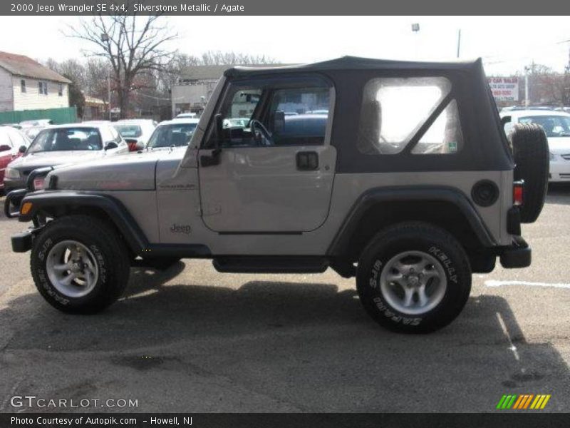Silverstone Metallic / Agate 2000 Jeep Wrangler SE 4x4