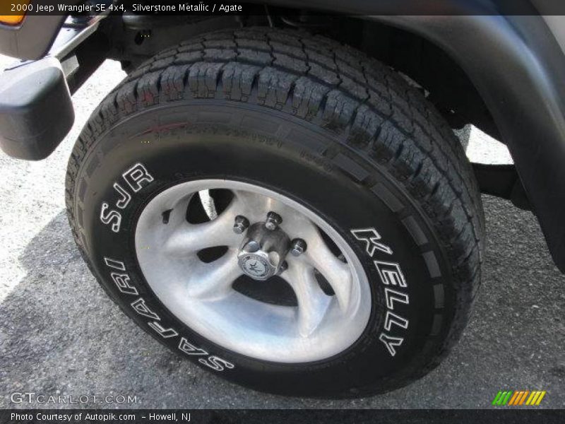 Silverstone Metallic / Agate 2000 Jeep Wrangler SE 4x4