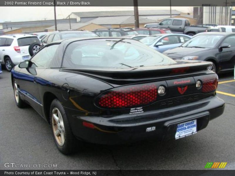 Black / Ebony Black 2002 Pontiac Firebird Coupe