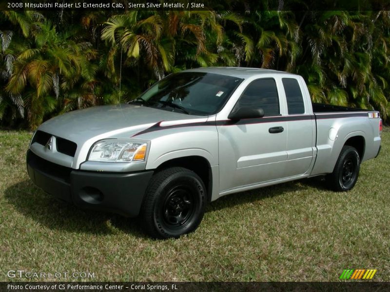 Sierra Silver Metallic / Slate 2008 Mitsubishi Raider LS Extended Cab