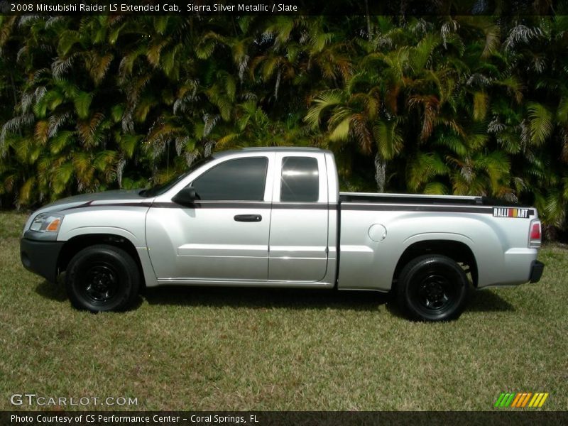 Sierra Silver Metallic / Slate 2008 Mitsubishi Raider LS Extended Cab