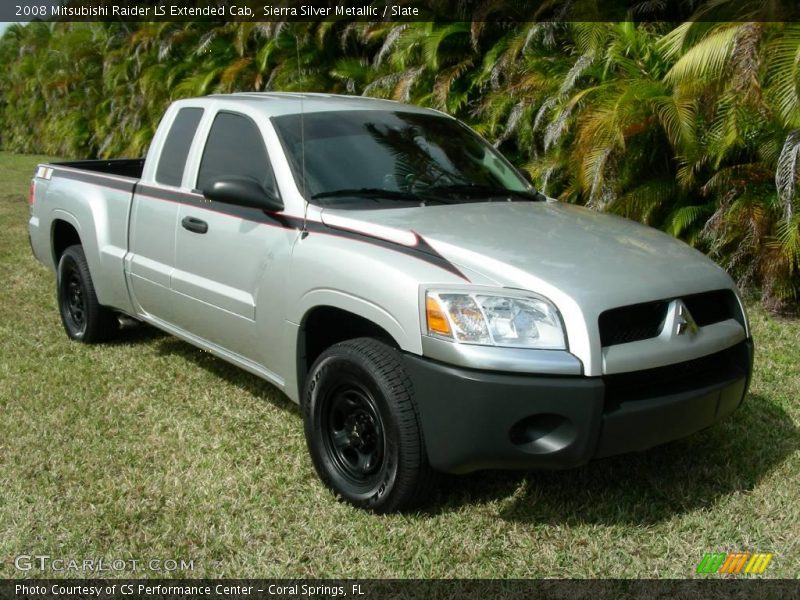 Sierra Silver Metallic / Slate 2008 Mitsubishi Raider LS Extended Cab