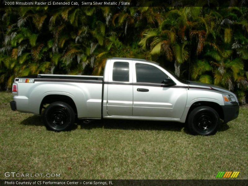 Sierra Silver Metallic / Slate 2008 Mitsubishi Raider LS Extended Cab