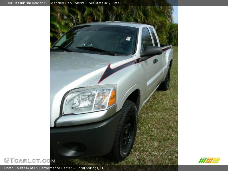 Sierra Silver Metallic / Slate 2008 Mitsubishi Raider LS Extended Cab