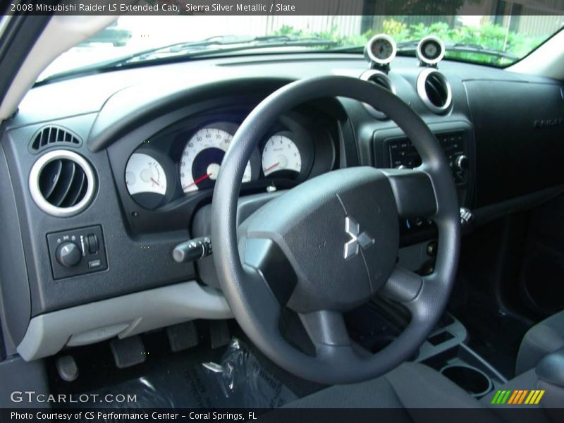 Sierra Silver Metallic / Slate 2008 Mitsubishi Raider LS Extended Cab