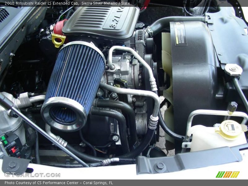 Sierra Silver Metallic / Slate 2008 Mitsubishi Raider LS Extended Cab