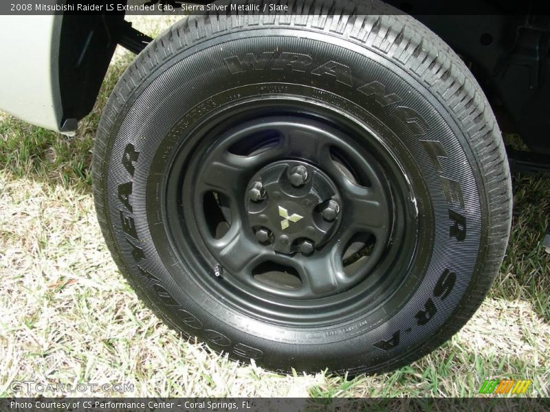 Sierra Silver Metallic / Slate 2008 Mitsubishi Raider LS Extended Cab