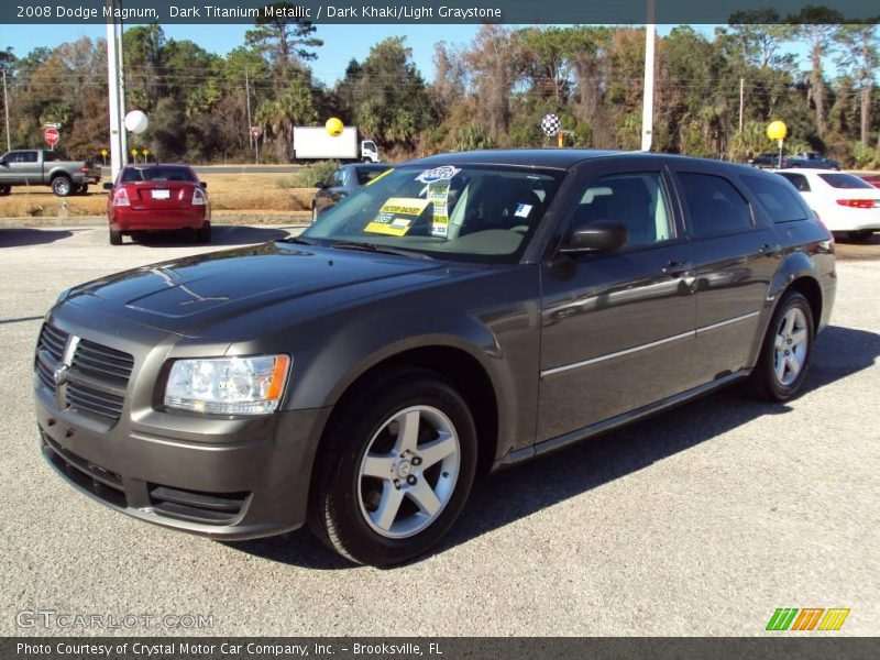Dark Titanium Metallic / Dark Khaki/Light Graystone 2008 Dodge Magnum