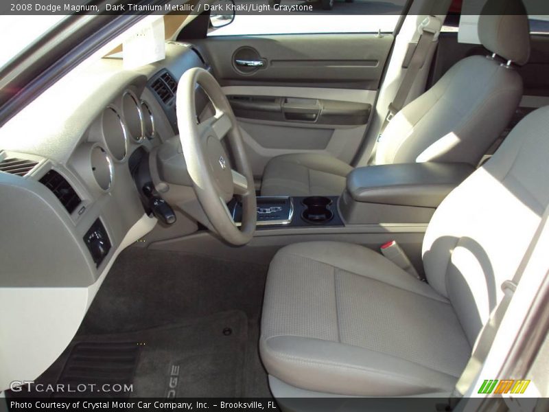Dark Titanium Metallic / Dark Khaki/Light Graystone 2008 Dodge Magnum