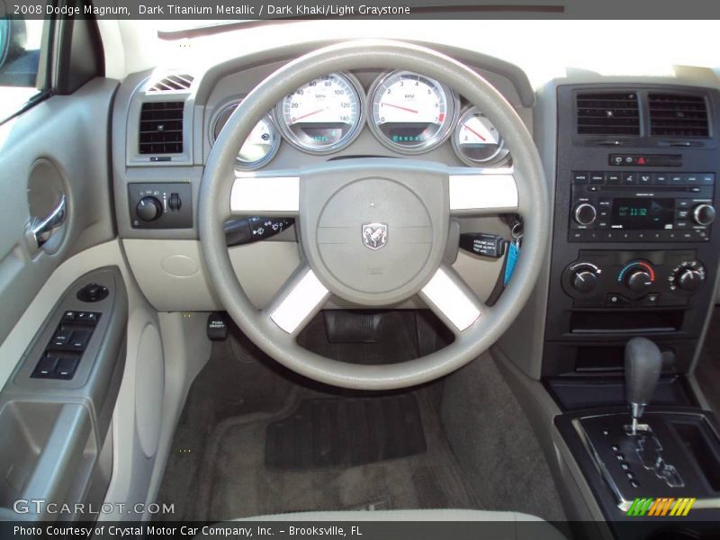 Dark Titanium Metallic / Dark Khaki/Light Graystone 2008 Dodge Magnum