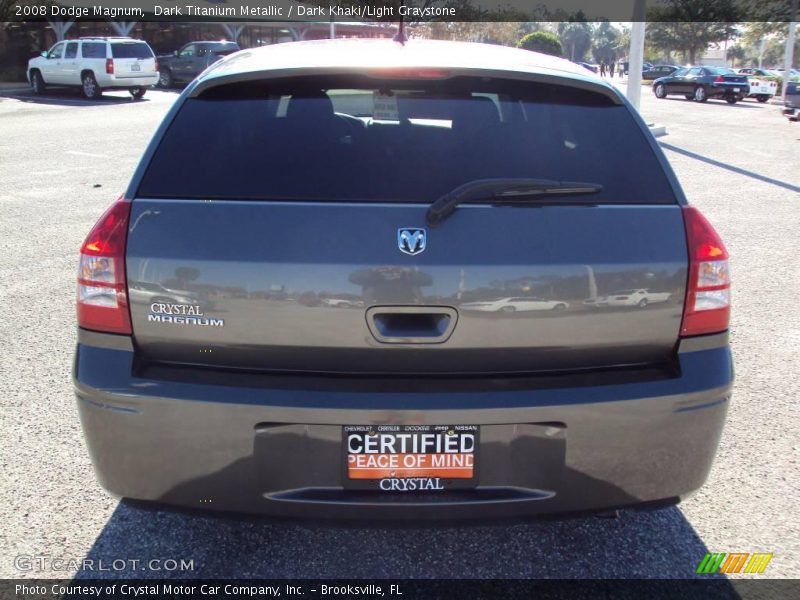Dark Titanium Metallic / Dark Khaki/Light Graystone 2008 Dodge Magnum