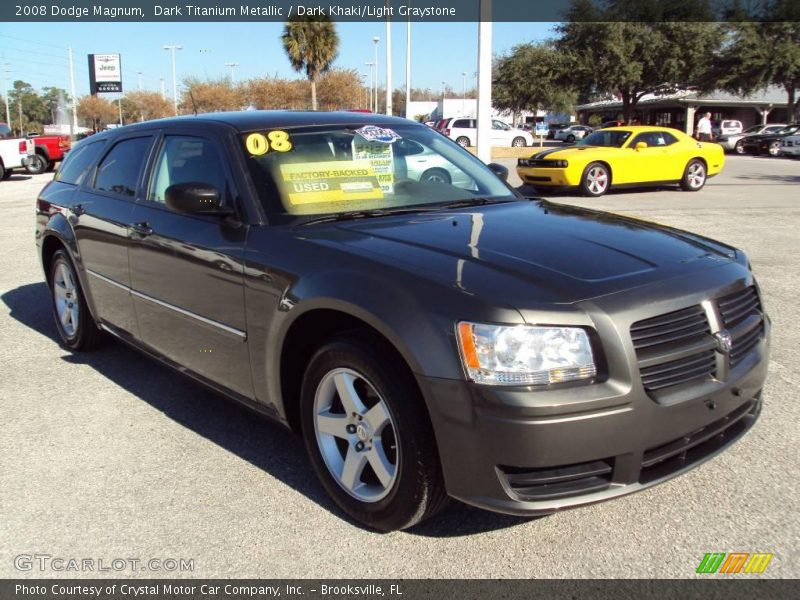 Dark Titanium Metallic / Dark Khaki/Light Graystone 2008 Dodge Magnum