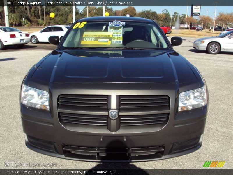 Dark Titanium Metallic / Dark Khaki/Light Graystone 2008 Dodge Magnum