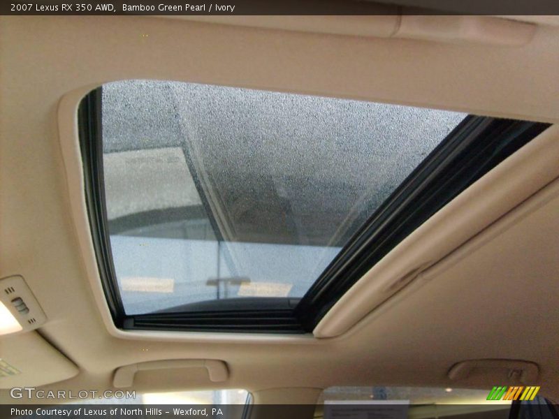 Bamboo Green Pearl / Ivory 2007 Lexus RX 350 AWD