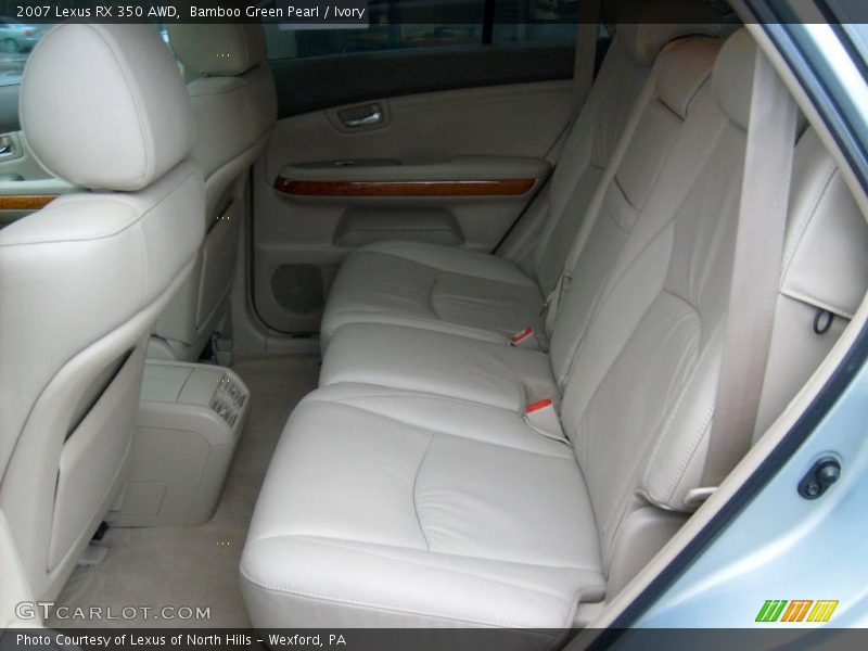 Bamboo Green Pearl / Ivory 2007 Lexus RX 350 AWD