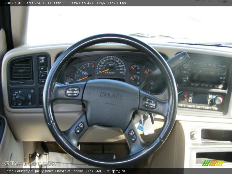 Onyx Black / Tan 2007 GMC Sierra 2500HD Classic SLT Crew Cab 4x4