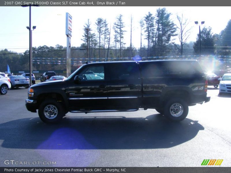 Onyx Black / Tan 2007 GMC Sierra 2500HD Classic SLT Crew Cab 4x4