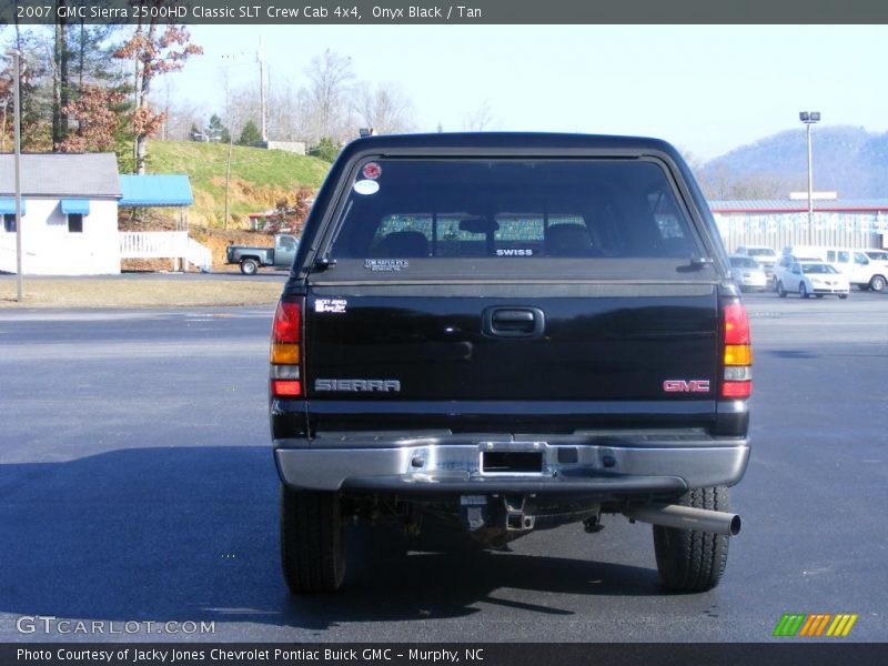 Onyx Black / Tan 2007 GMC Sierra 2500HD Classic SLT Crew Cab 4x4