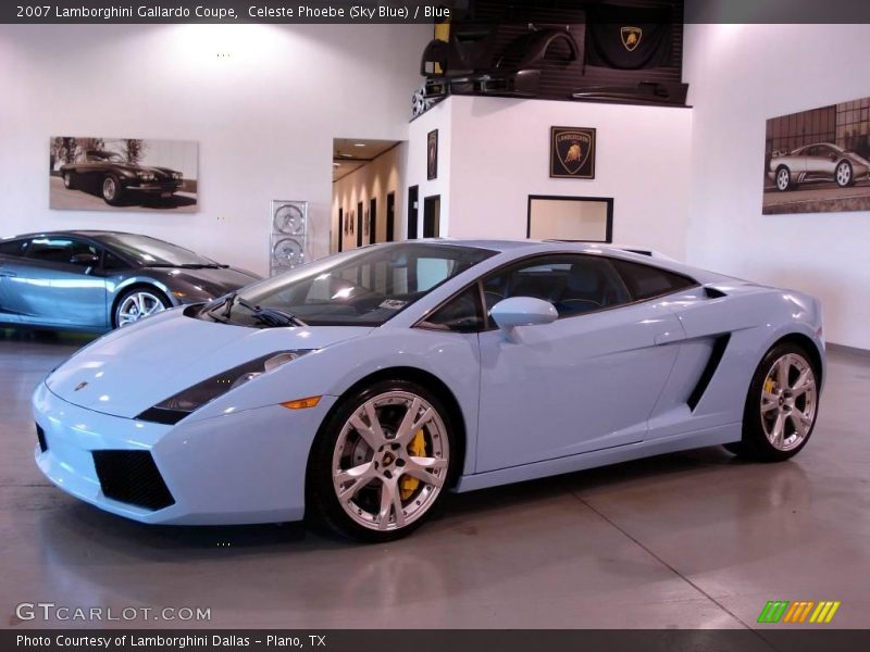 Celeste Phoebe (Sky Blue) / Blue 2007 Lamborghini Gallardo Coupe