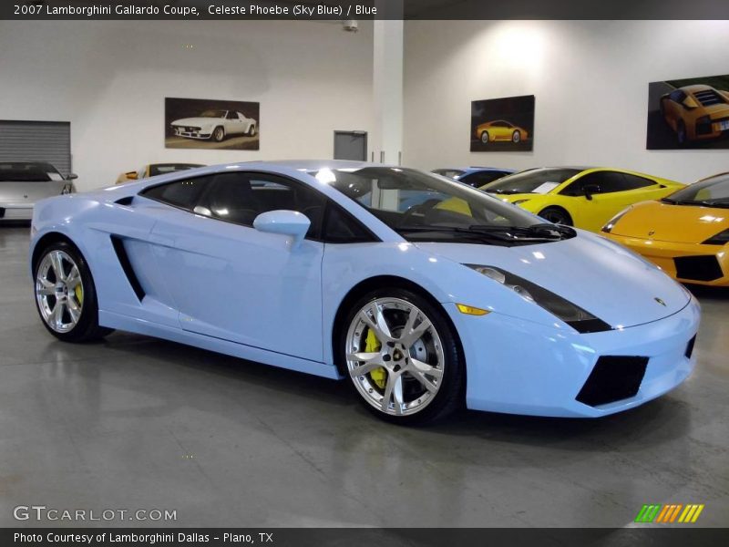Celeste Phoebe (Sky Blue) / Blue 2007 Lamborghini Gallardo Coupe
