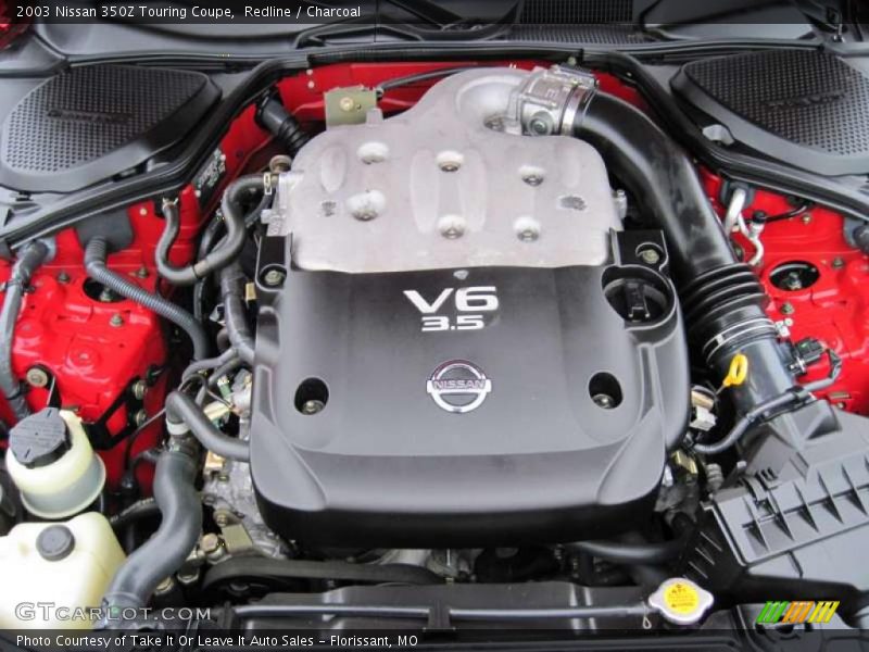 Redline / Charcoal 2003 Nissan 350Z Touring Coupe
