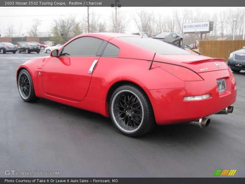 Redline / Charcoal 2003 Nissan 350Z Touring Coupe