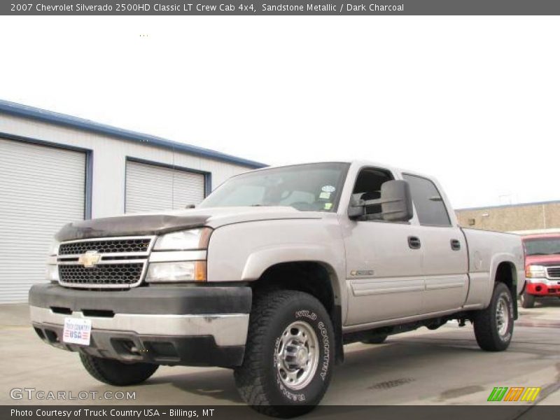 Sandstone Metallic / Dark Charcoal 2007 Chevrolet Silverado 2500HD Classic LT Crew Cab 4x4