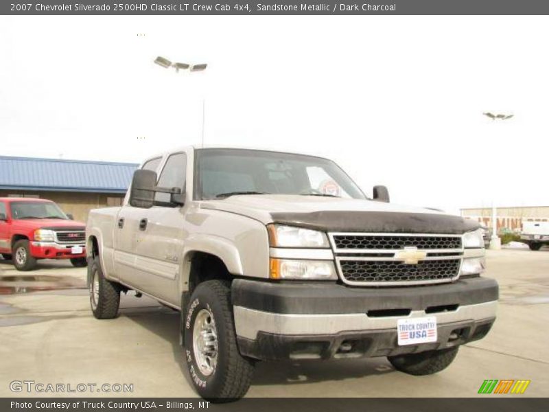 Sandstone Metallic / Dark Charcoal 2007 Chevrolet Silverado 2500HD Classic LT Crew Cab 4x4