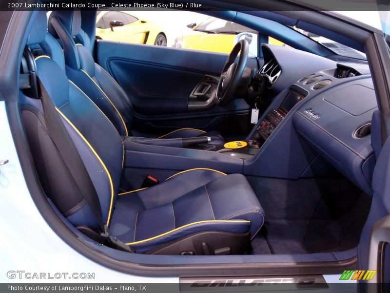  2007 Gallardo Coupe Blue Interior
