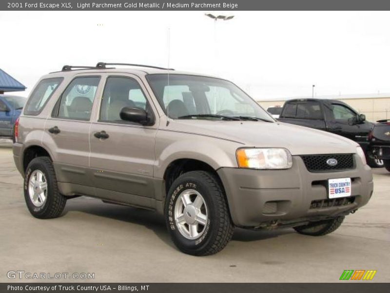 Light Parchment Gold Metallic / Medium Parchment Beige 2001 Ford Escape XLS